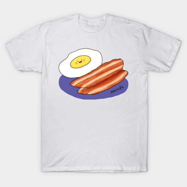 Bacon and Egg T-Shirt by Snacks At 3